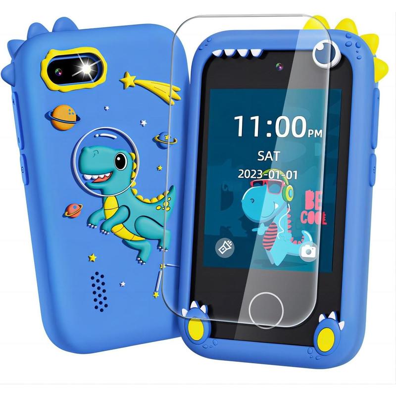 Dinosaur Toys for Kids 3-5 Kids Smart Phone Boys for 3 4 5 7 6 8 10 Year Old Birthday Gift Ideas with 8G SD Card