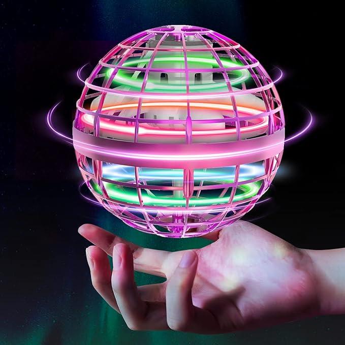 2024 Second generation Magic Levitating Spin Ball - rechargeable luminous flying toy with built-in battery Birthday presents for boys and girls Christmas presents are the perfect choice orbball