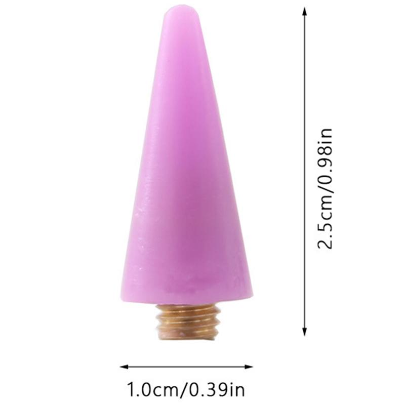 Random Color Diamond Art Painting Tool, 2 Counts Self-adhesive Drill Pen Replacement Tip, Suitable for 5D DIY Painting Crafts Cross Nail Point Pen, Christmas Gift