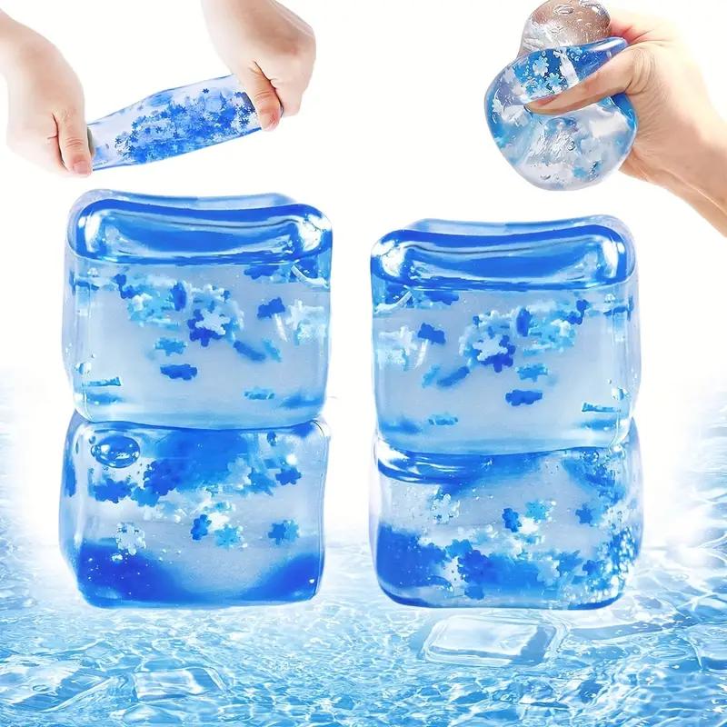 Ice Cube Stress Balls for Autistic Sensory Toys - Stress Relief Toys for Adults and Children