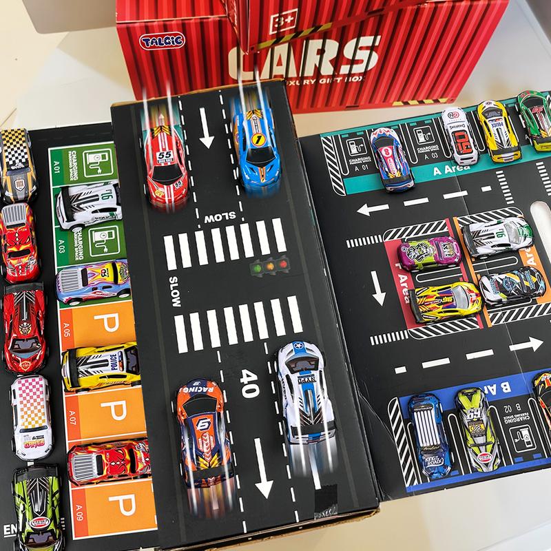 48 PCS Pull back Race Car collection toy for boy and girls, best choice of Christmas gift