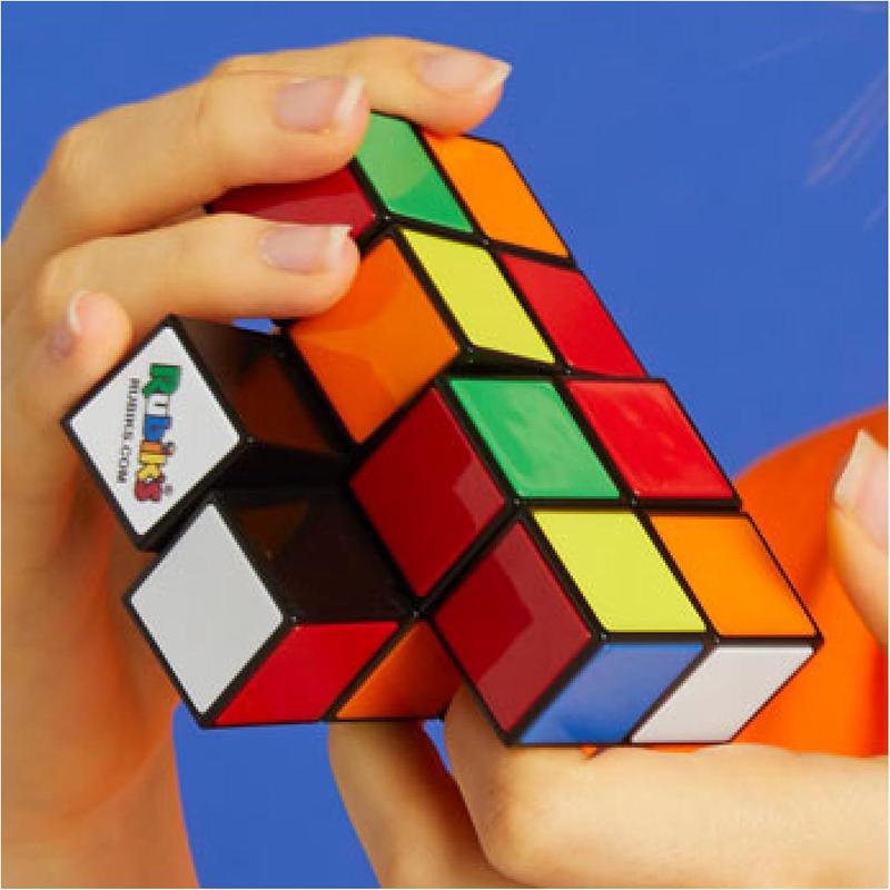 Rubik’s Tower, 2x2x4 Complex Color-Matching Puzzle Travel Problem-Solving Cube Challenging Brain Teaser Fidget Toy, for Adults & Kids Ages 8 and up