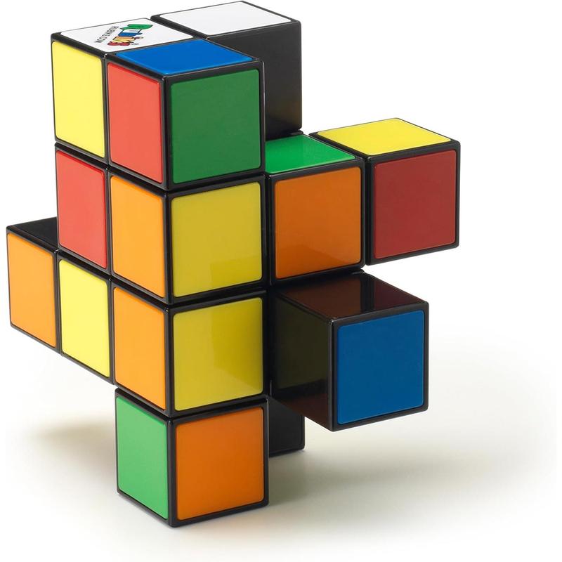 Rubik’s Tower, 2x2x4 Complex Color-Matching Puzzle Travel Problem-Solving Cube Challenging Brain Teaser Fidget Toy, for Adults & Kids Ages 8 and up