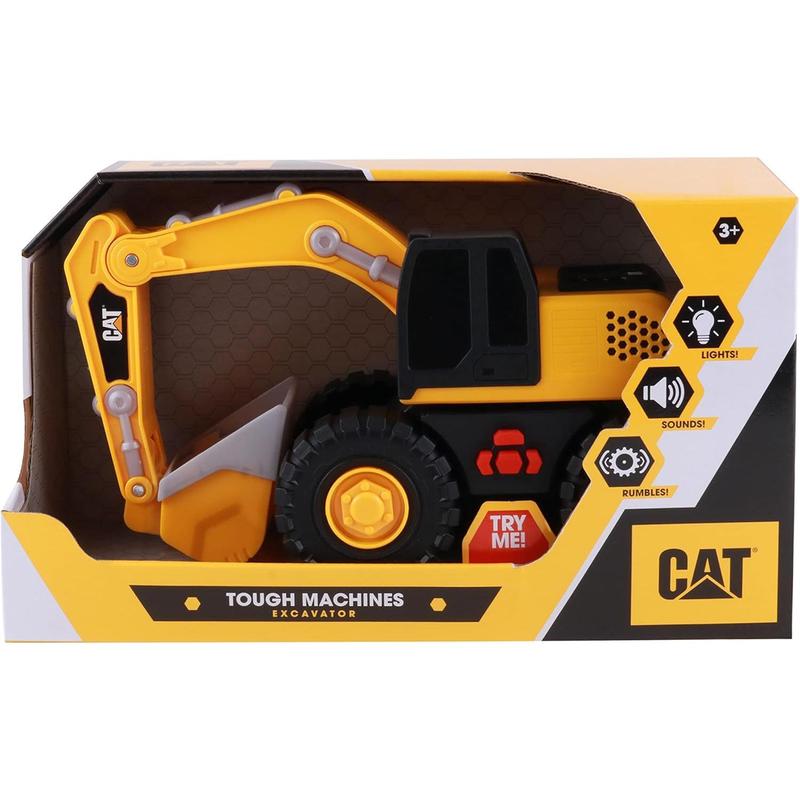 CAT Construction Toys, Tough Machines Toy Excavator, 10