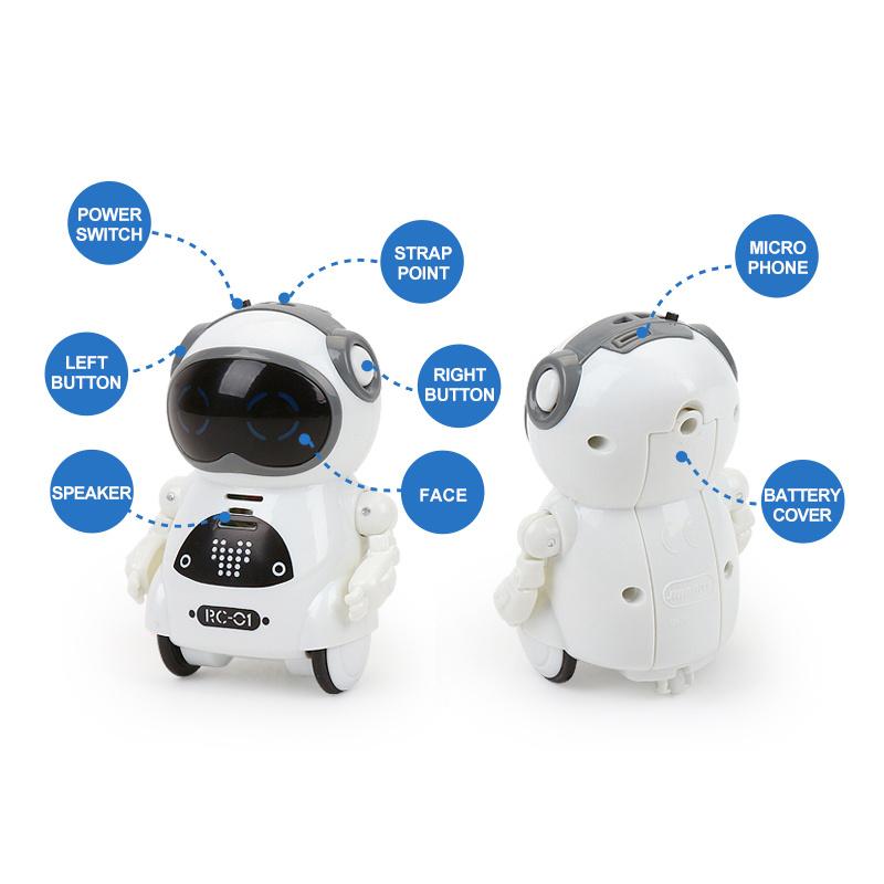 Interactive Mini RC Robot Toys: Talking, Singing, Dancing & Storytelling - Perfect Gift For Kids! Christmas Halloween Thanksgiving Gifts, Pet Owners