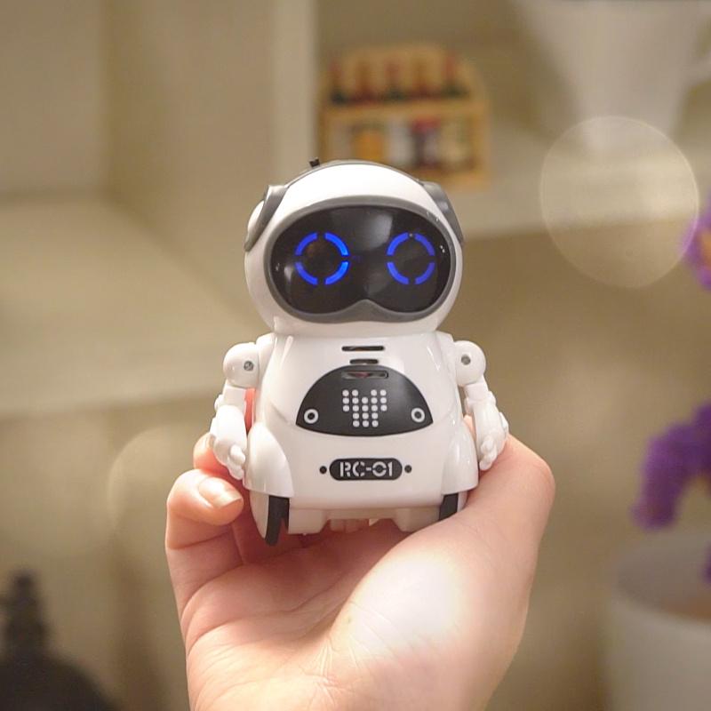 Interactive Mini RC Robot Toys: Talking, Singing, Dancing & Storytelling - Perfect Gift For Kids! Christmas Halloween Thanksgiving Gifts, Pet Owners