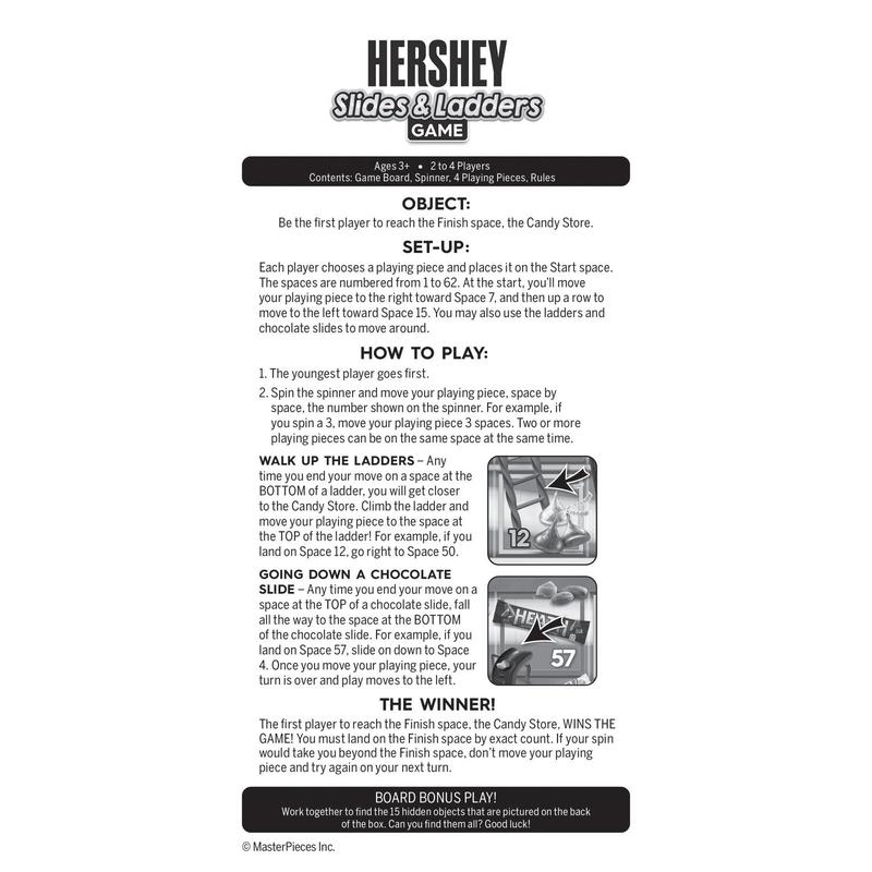 MasterPieces - Hershey's - Slides and Ladders Board Game