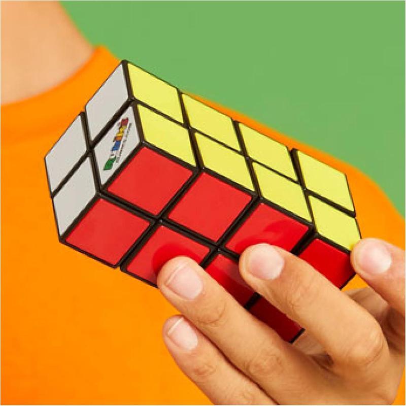 Rubik’s Tower, 2x2x4 Complex Color-Matching Puzzle Travel Problem-Solving Cube Challenging Brain Teaser Fidget Toy, for Adults & Kids Ages 8 and up