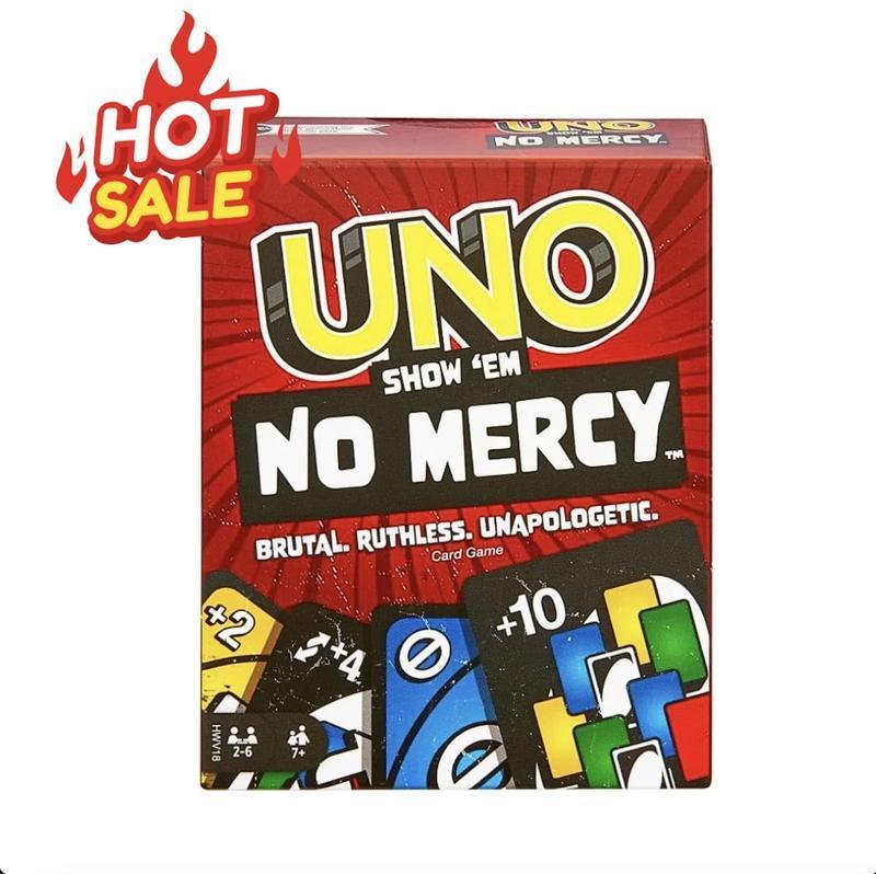 NEW Mattel's UNo Show 'em No Mercy Card Game-Fast Shipping -TikTok