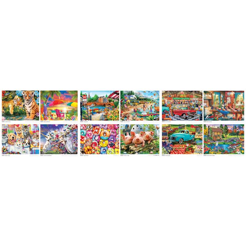 MasterPieces - Artist Gallery Jigsaw Puzzle Collection Series 2 - 12 Pack