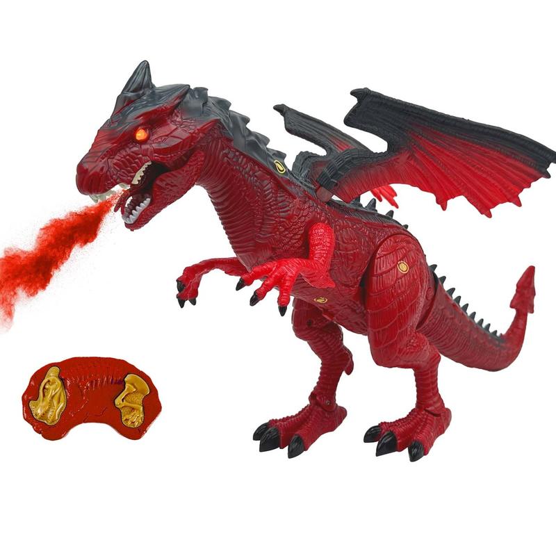 Realistic Fire Dragon Remote Control Dragon Toy for kids gift set easter gift idea, dragon year toy