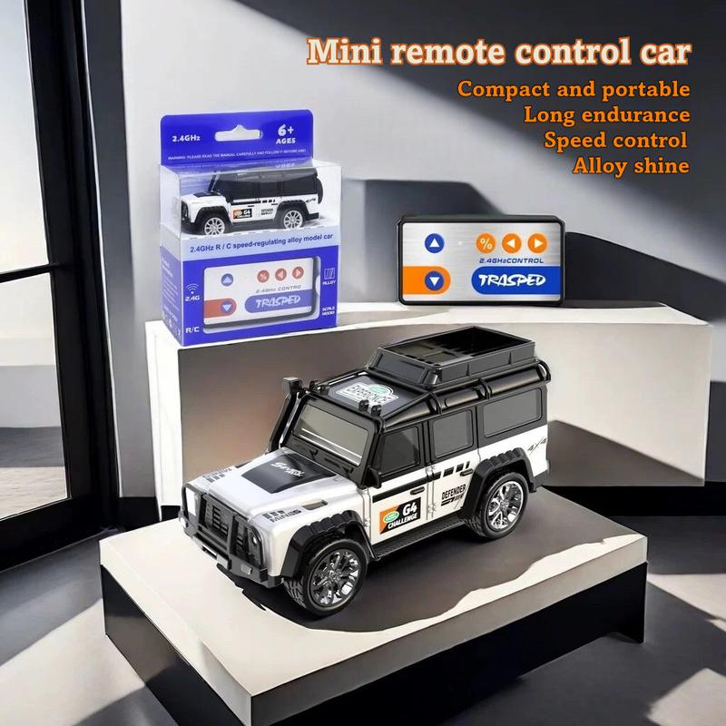 Mini RC Drift Car, 1 64 Scale Alloy Truck, Remote Control 4x4 Off-Road Vehicle, USB Rechargeable, Mini Toys for Kids Adult, Birthday Gift for Boys and Children, Electric Toys 2.4GHz Control for Ultimate Playtime Indoor Outdoor Fun, RC Drift Hobby