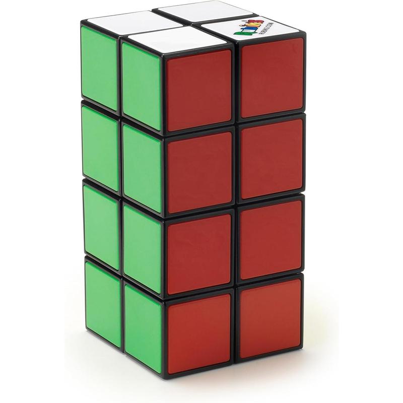 Rubik’s Tower, 2x2x4 Complex Color-Matching Puzzle Travel Problem-Solving Cube Challenging Brain Teaser Fidget Toy, for Adults & Kids Ages 8 and up