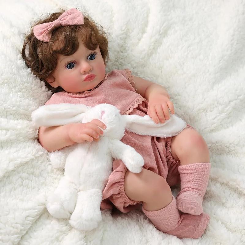 BABESIDE Lifelike Reborn Baby Dolls Girl - 20 Inch-Soft Body Realistic-Newborn Baby Dolls Cute Real Life Dolls with Clothes Accessories Gift for Kids Age 3+