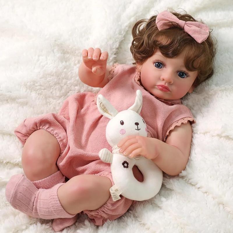 BABESIDE Lifelike Reborn Baby Dolls Girl - 20 Inch-Soft Body Realistic-Newborn Baby Dolls Cute Real Life Dolls with Clothes Accessories Gift for Kids Age 3+