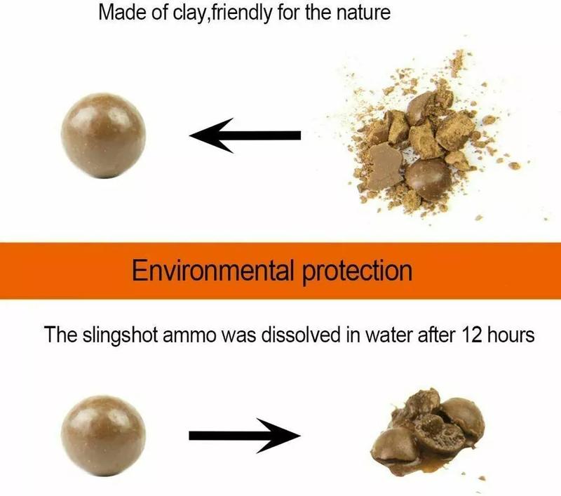 Biodegradable Slingshot Ammo Balls 3 8