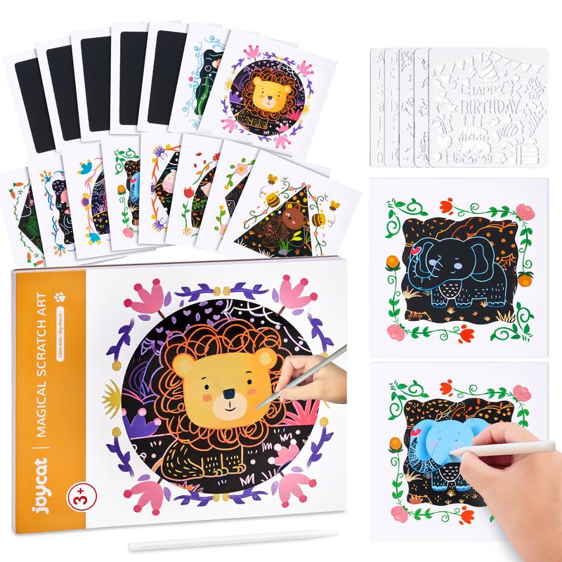 JoyCat Scratch Art, 10 Themes Art, Creative Gifts for Every Celebration