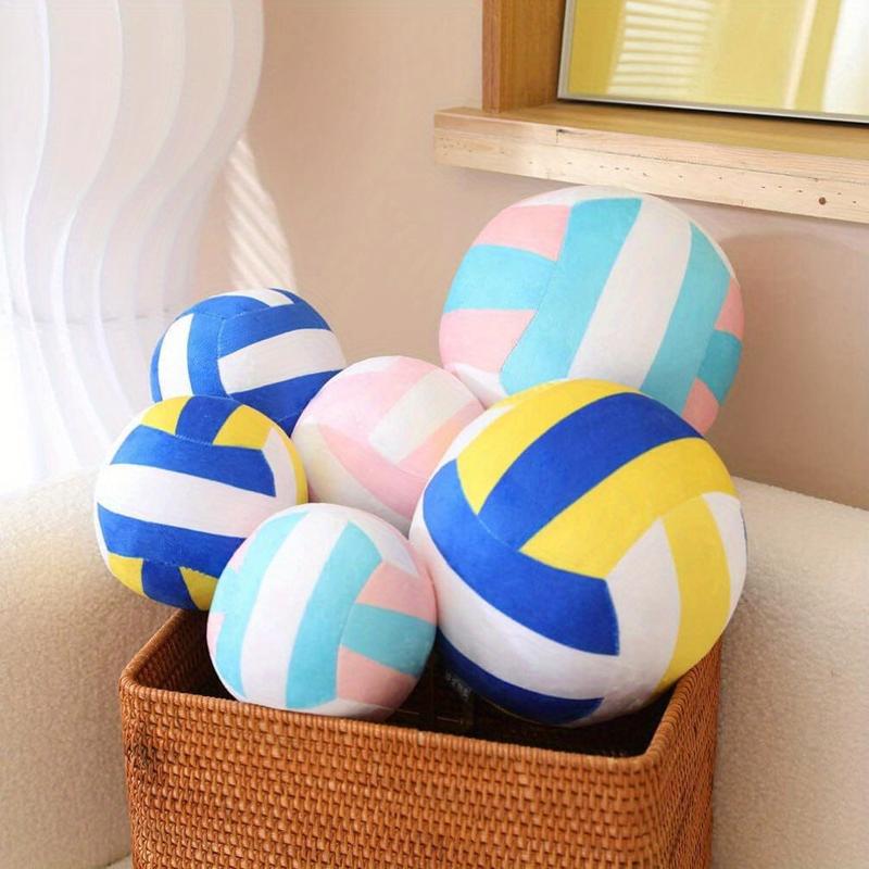 1pcs Simulation Volleyball Sports Series Plush Toys for Home Decoration, Giving Friends Birthday Gifts, Party Gifts, Christmas and New Year Gifts