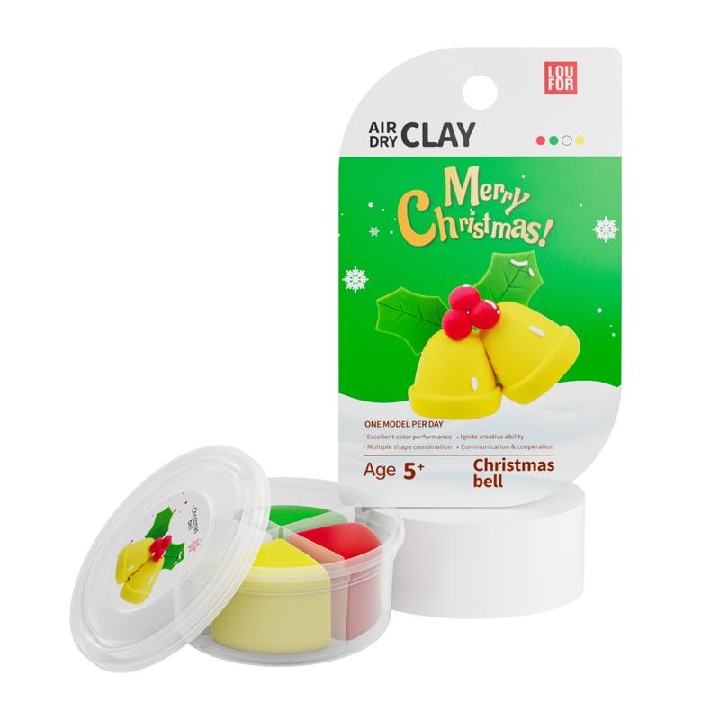 [ Live only ]Air DIY Clay - [ Christmas Limited Edition ], 12 Boxes, Soft & Ultra Light, Safe & Non-Toxic,  Tools and Tutorials