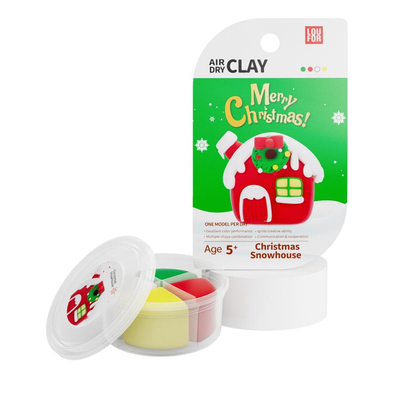 [ Live only ]Air DIY Clay - [ Christmas Limited Edition ], 12 Boxes, Soft & Ultra Light, Safe & Non-Toxic,  Tools and Tutorials