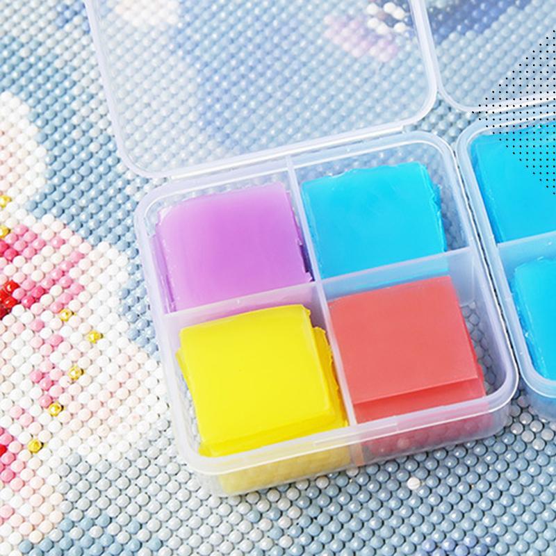 DIY Diamond Arts Colorful Painting Glue Mud Clay, 32pcs box 5D Drill Mosaic Painting Tool Set, Cross Stitch Accessories Kit, DIY Supplies