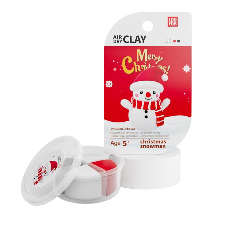 [ Live only ]Air DIY Clay - [ Christmas Limited Edition ], 12 Boxes, Soft & Ultra Light, Safe & Non-Toxic,  Tools and Tutorials