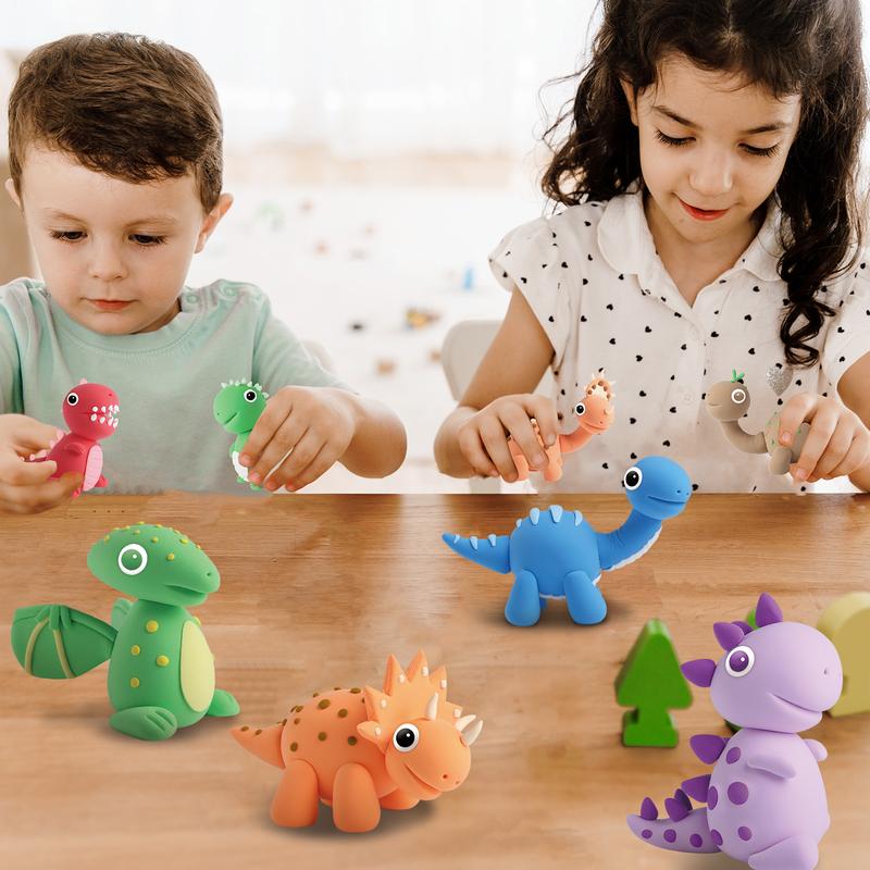 12 Boxes DIY Clay, Animals Dinosaur Space Adventures - Air Dry Clay, Soft & Ultra Light, DIY Craft Easy to use, Modeling Clay Air Dry, Black Friday, Cyber Monday, Christmas Gifts for Children