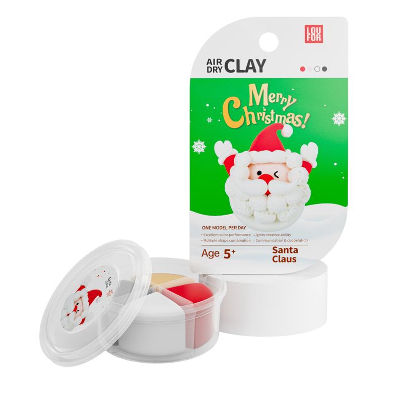 [ Live only ]Air DIY Clay - [ Christmas Limited Edition ], 12 Boxes, Soft & Ultra Light, Safe & Non-Toxic,  Tools and Tutorials