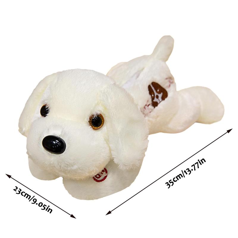 35cm 13.77in LED Dog, 1 Count Plush Toy Glow in the Night Plush Dog Toy (Battery Not Included) Soft Cartoon Dog Stuffed Animals Christmas Birthday Gift