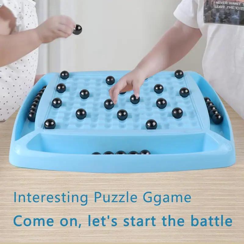 Fun Induction Battle Interactive Board Toy, 1 Set Double-player Board Game Toy, Educational Thunder Chess Toy for Training Thinking Ability