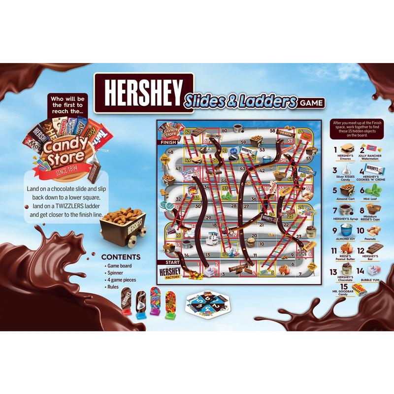 MasterPieces - Hershey's - Slides and Ladders Board Game