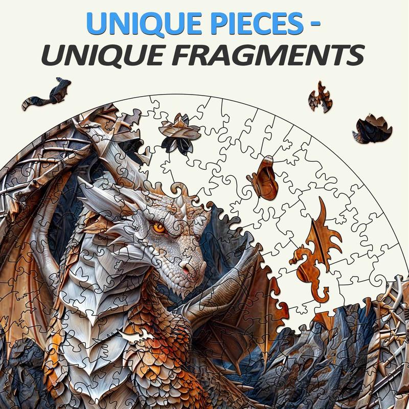 3D Cave Dragon Wooden Jigsaw Puzzle - Classic & Novelty Toy 3d  wooden