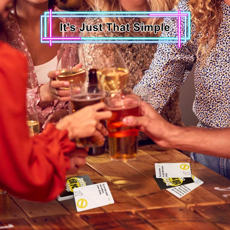 150pcs Adult Fun Drinking Game-Drink till you drop, Adult Party Games Multiple Hilarious Dares Scenarios Play with Friends and Families, Interactive Challenges for Adult Drinking Card Game Nights