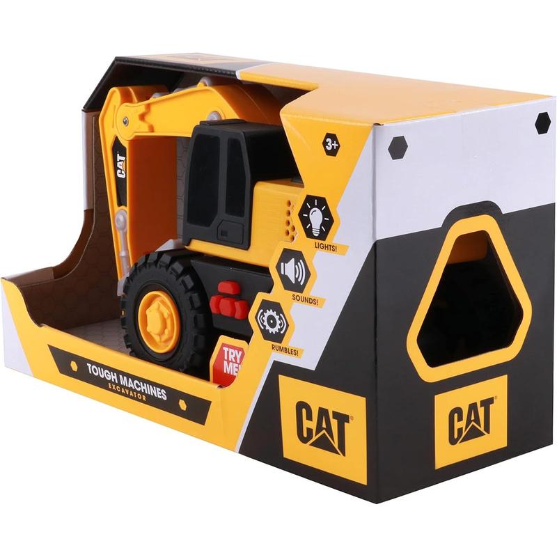 CAT Construction Toys, Tough Machines Toy Excavator, 10