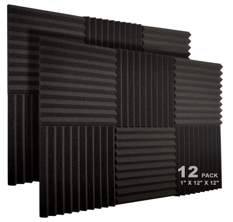 12 Pack Acoustic Foam Panels, 1