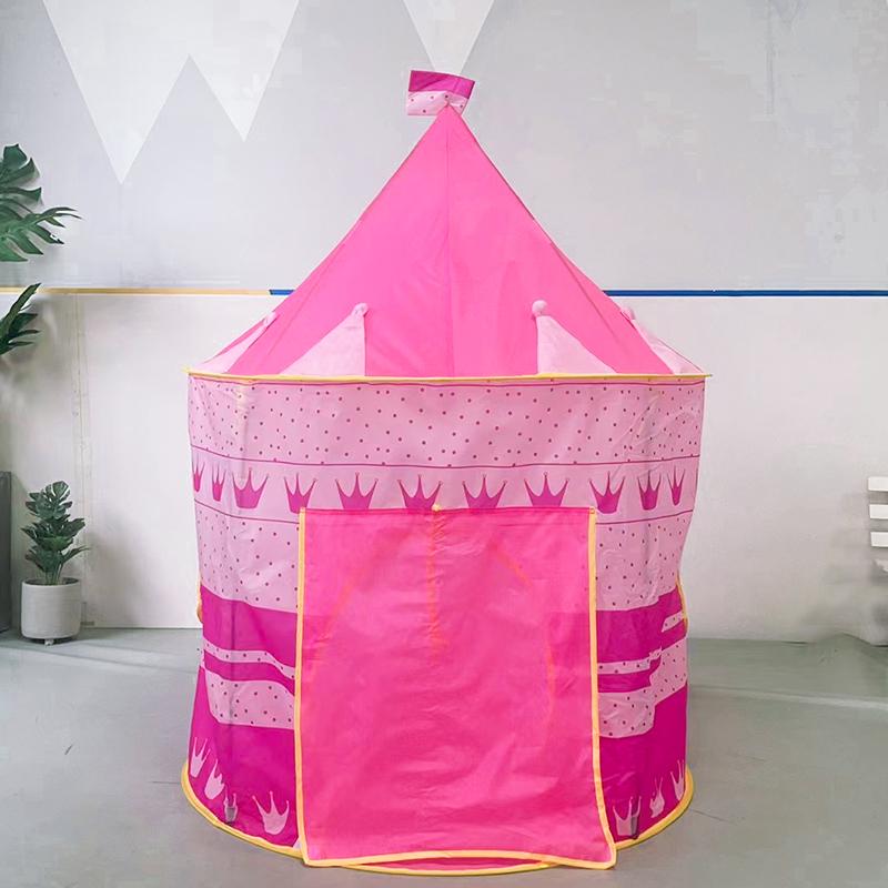 Princess tent, large playhouse for girls, children's castle play tent toy, suitable for children's indoor and outdoor games.