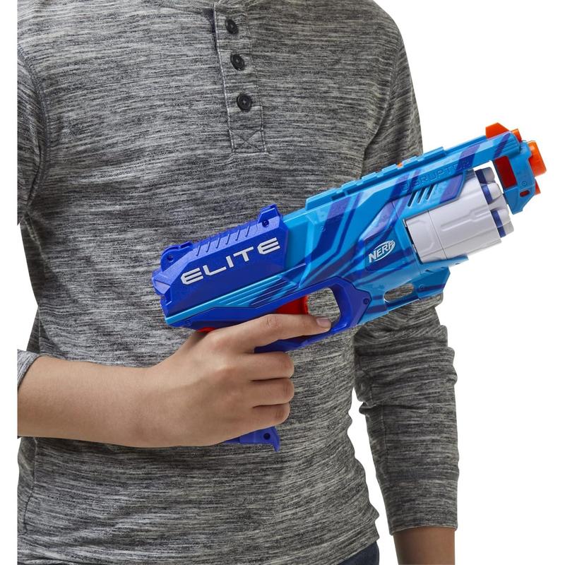 Nerf Elite Disruptor Blaster Reflex, Slam Fire, Blue ( Exclusive)