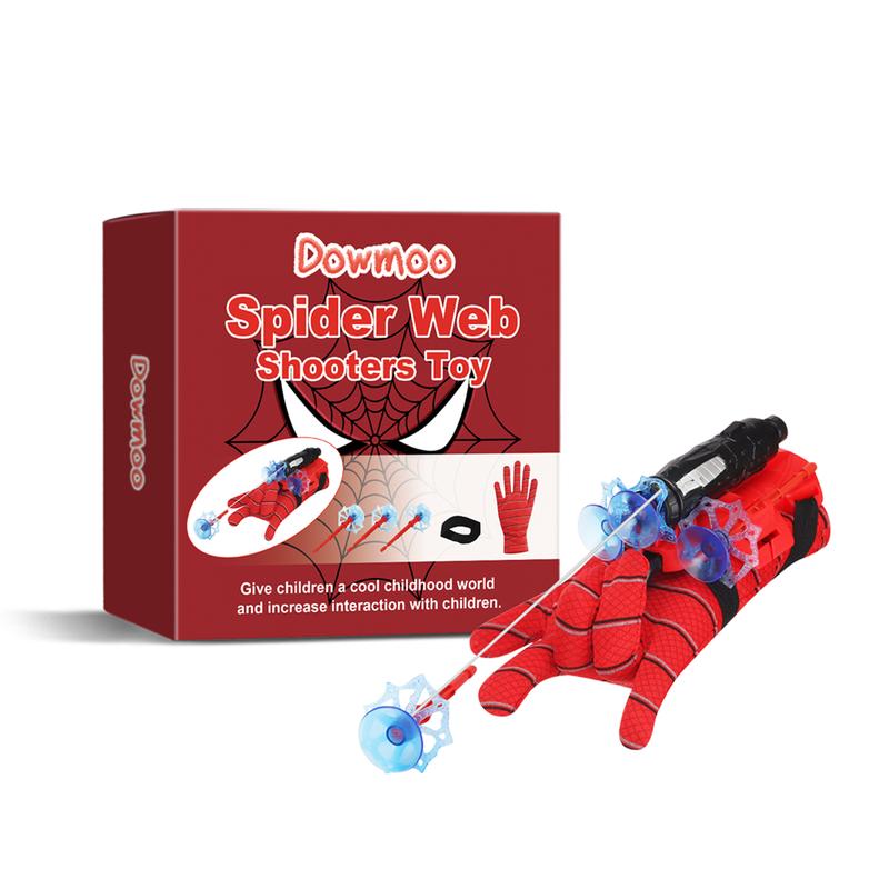 Spider Web Shooting Toys Holiday Gift Portable Fun Catapult Shooting Playset