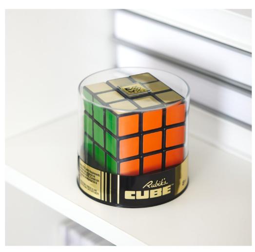 Rubik’s Cube, Special Retro 50th Anniversary Edition, Original 3x3 Color-Matching Puzzle Classic Problem-Solving Challenging Brain Teaser Fidget Toy, for Adults & Kids Ages 8+