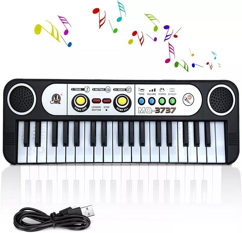 37 Key Portable Electronic Piano Keyboard Piano +Mic Music Educational Toy piano