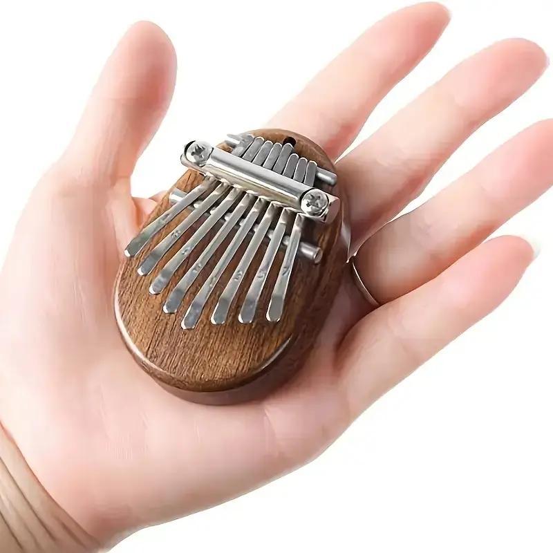 Mini Kalimba for Home and Travel, 8 Key Finger Thumb Pianos, Birthday Gifts for Kids and Adults, Christmas Gift