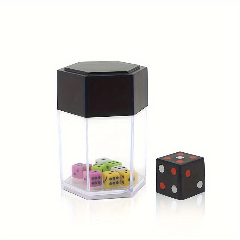 Magic Trick Exploding Dice Set - Large to Mini Dice Transformation, Magician Props Kit with Replaceable Ring Holder, Magic Show Equipment for Adults and Teens (14+)