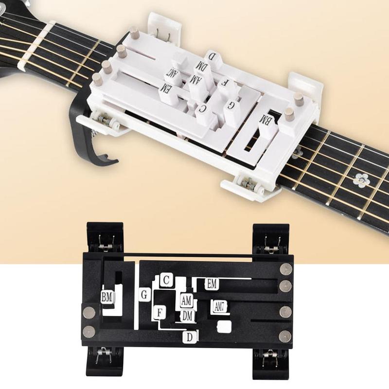 Guitar Chord Trainer Portable Guitar Learning Tools Guitar Trainer Tool Wear-Resistant Chord Learning System Guitar Aid Chord