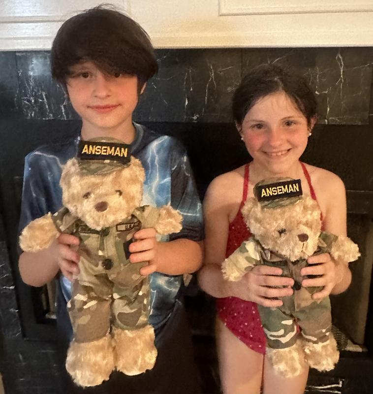 ZZZ Bears Personalized Army Teddy Bear for Army families