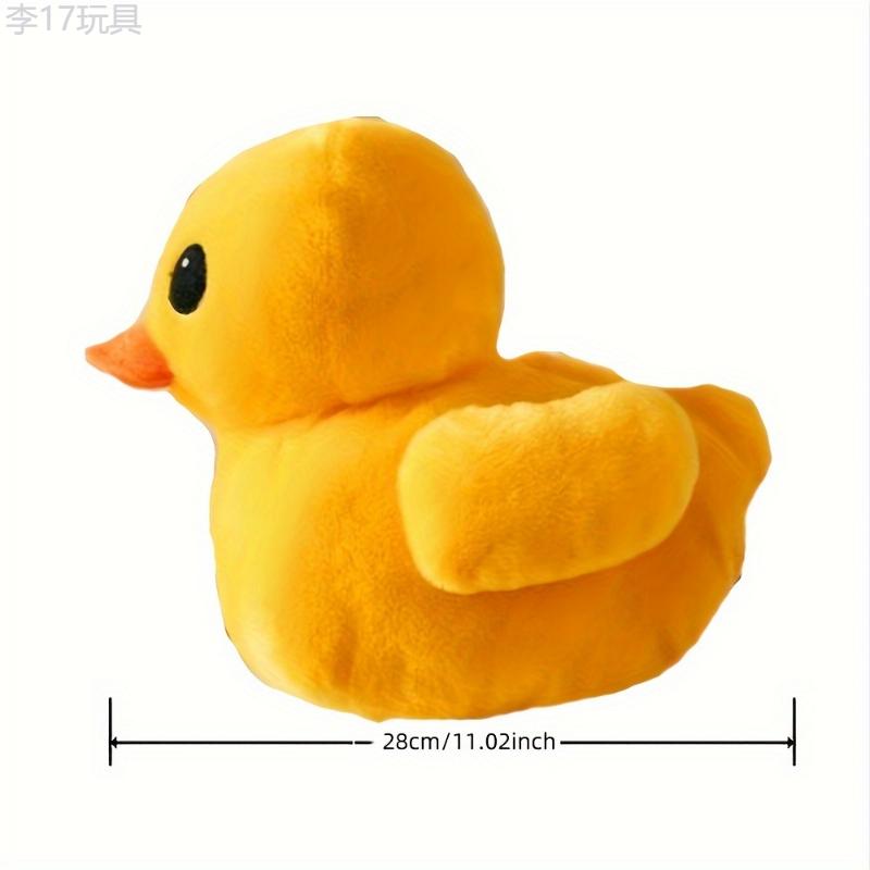 Jumbo Yellow Duck Plush Pillow  Soft Cartoon Cotton Stuffed Animal Toy, Cute Duckling Cushion for Bedroom Living Room Sofa Decor, Charming Festival Gift for Girlfriend, Age 3+