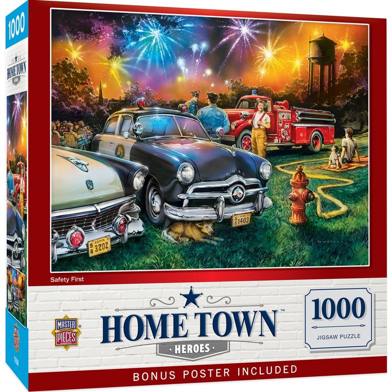 MasterPieces - Hometown Heroes - Safety First 1000 Piece Jigsaw Puzzle