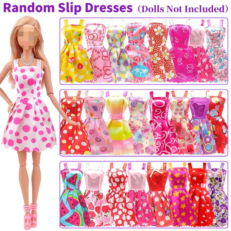 83 Pcs Dolls & Accessories with Doll Closet Wardrobe for 11.5 Inch Doll Dress Up Set Including Wardrobe Shoes Wallet Dress Hangers Brush Necklace Pet and Other Accessories (No Doll)