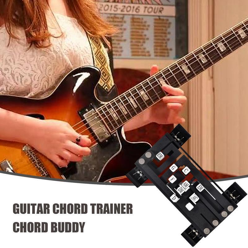 Guitar Chord Trainer Portable Guitar Learning Tools Guitar Trainer Tool Wear-Resistant Chord Learning System Guitar Aid Chord