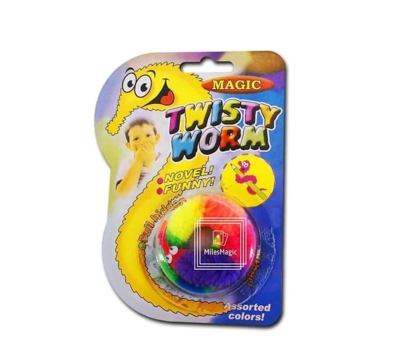 [BLACK FRIDAY DEAL OFF 50%] 12 PCS Funny Wiggly Moving Fuzzy Worms on Invisible String Close Up Magic Trick