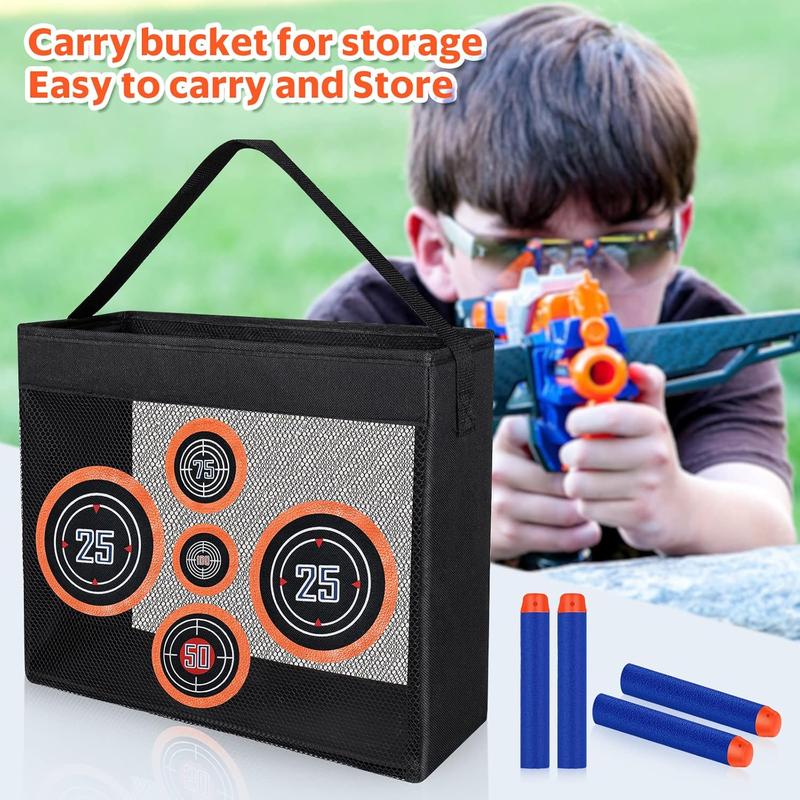 1000PCS Bullets Refill Darts Fit for Nerf N-Strike Elite Series Bulk Bullets Compatible for Nerf Party with Portable Shooting Practice Target Mesh Bag